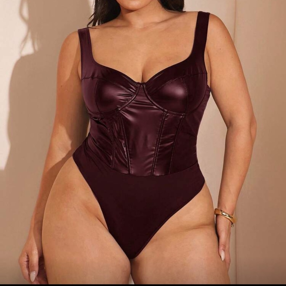 Burgundy Bodysuit